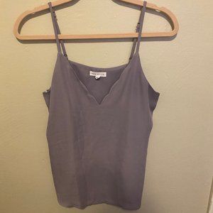 Purple Scalloped Cami